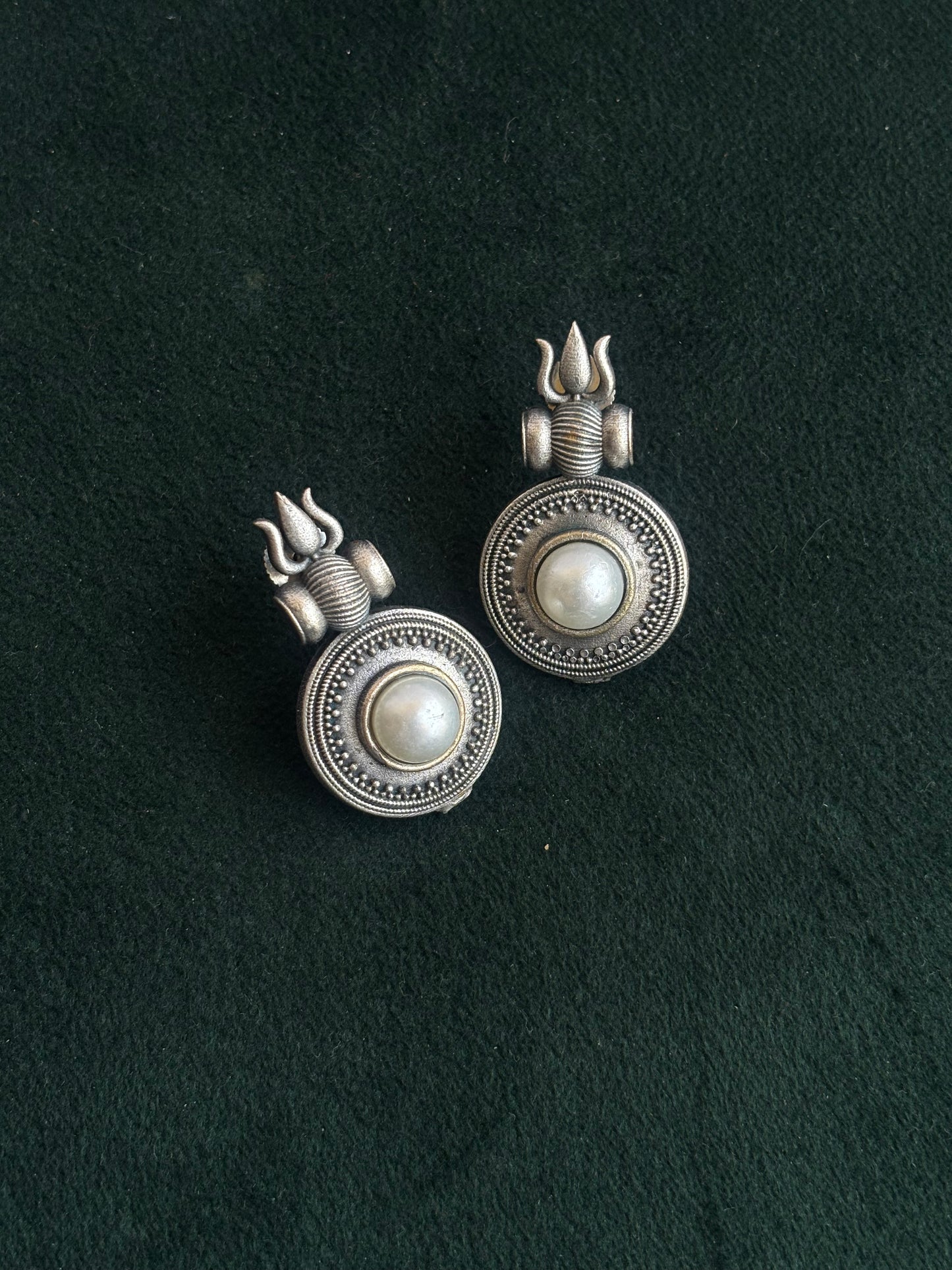 "Siya" Silver Replica Earrings
