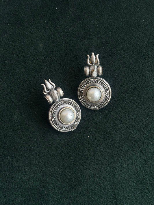 "Siya" Silver Replica Earrings