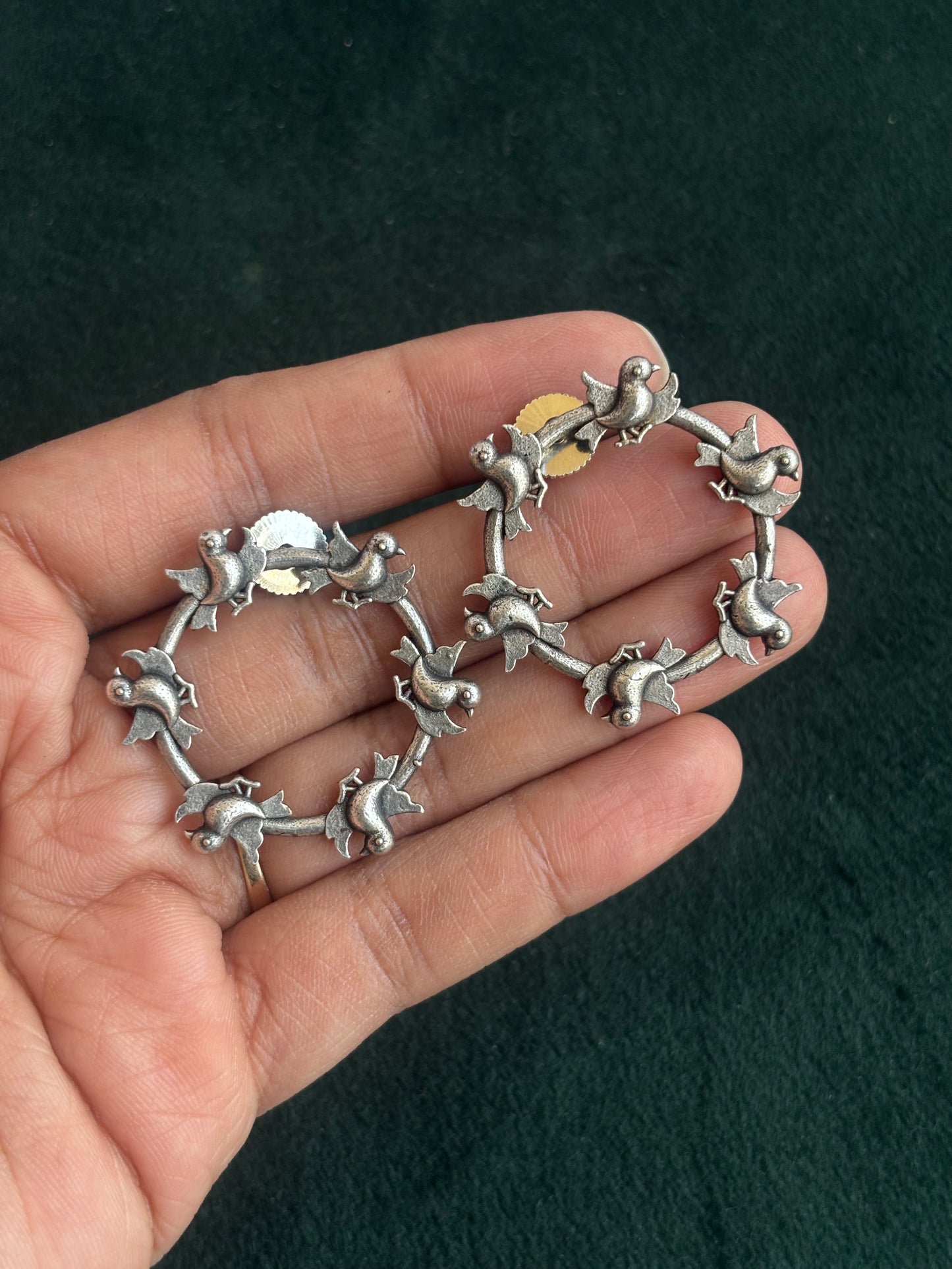"Adira" Silver Replica Earrings