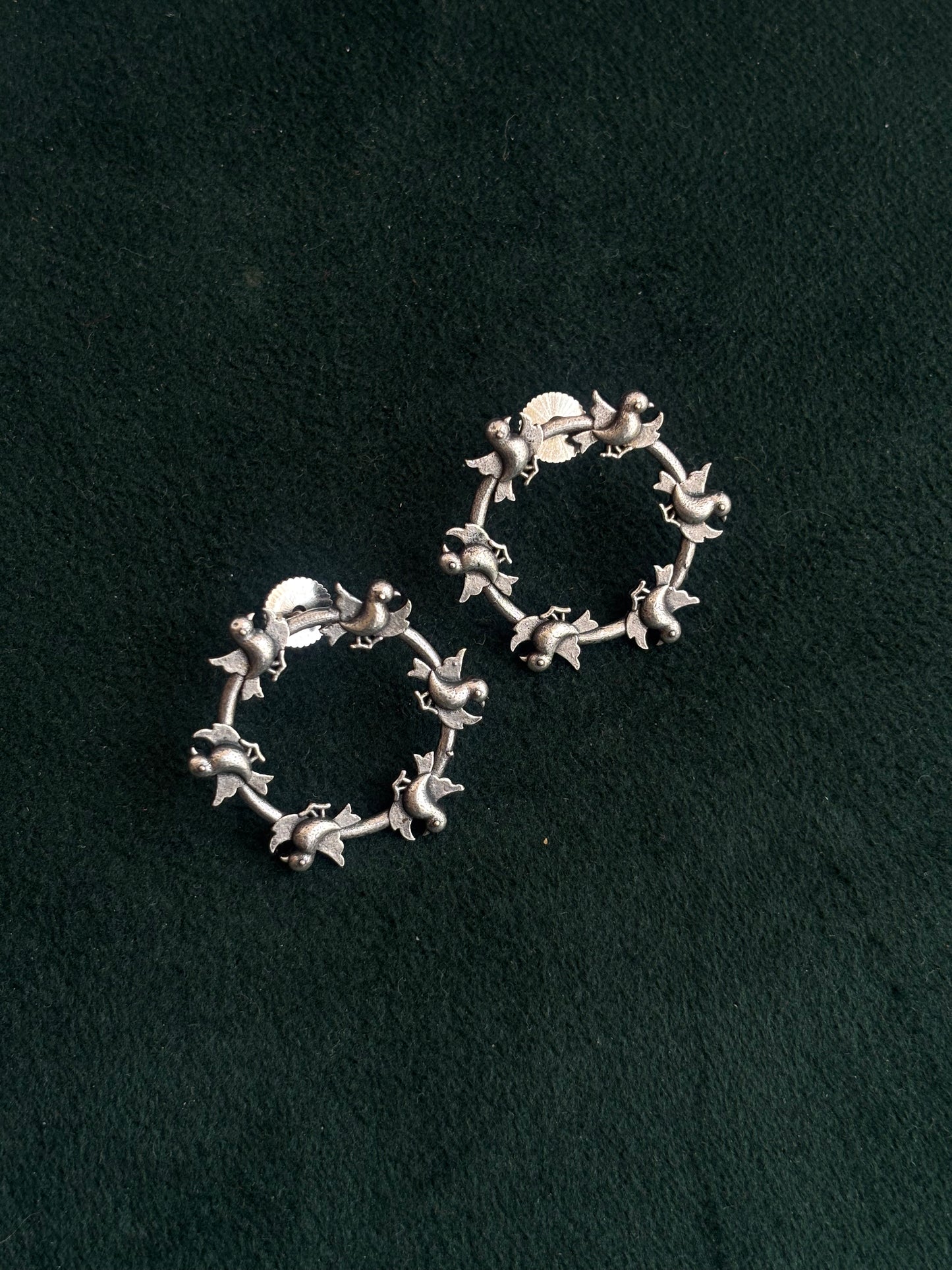 "Adira" Silver Replica Earrings