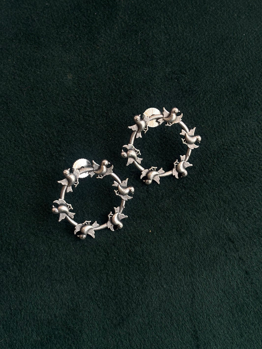 "Adira" Silver Replica Earrings
