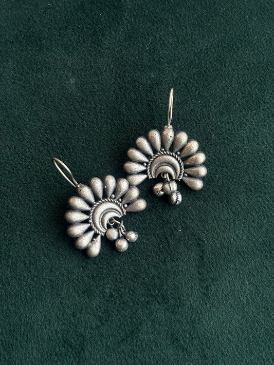 "Hruta" Silver Replica Earrings