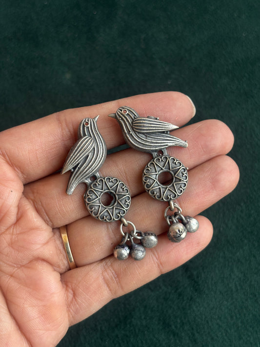 "Veda" Silver Replica Earrings