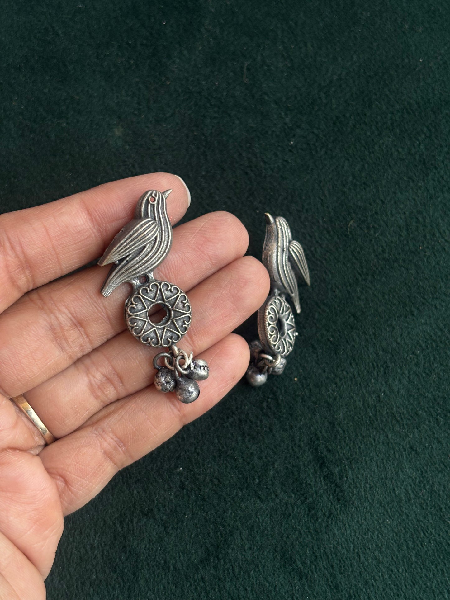 "Veda" Silver Replica Earrings