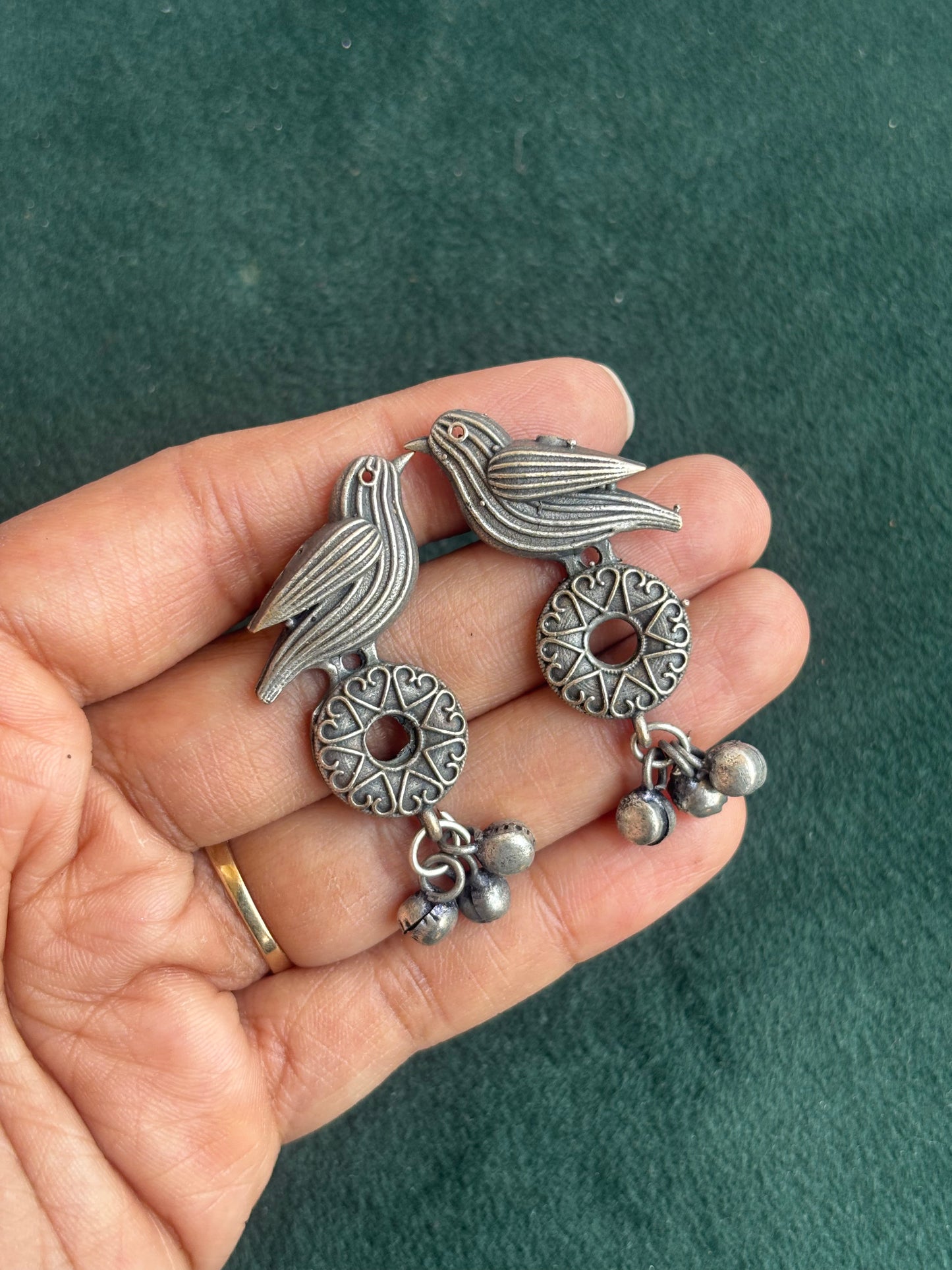 "Veda" Silver Replica Earrings