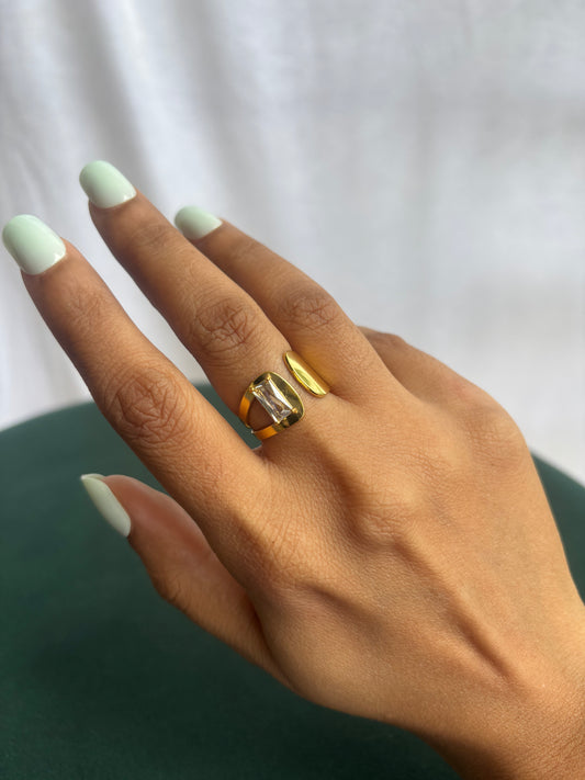 Crystal Adjustable Ring