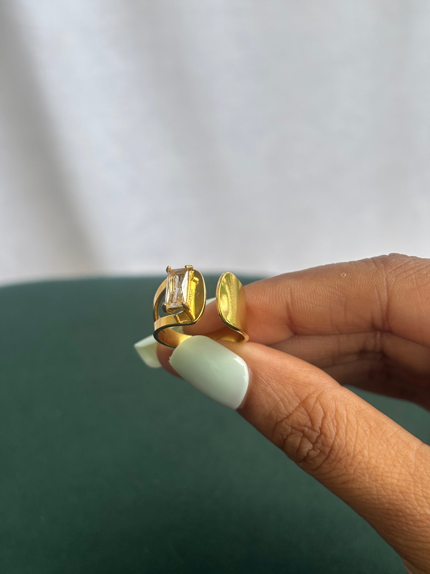 Crystal Adjustable Ring