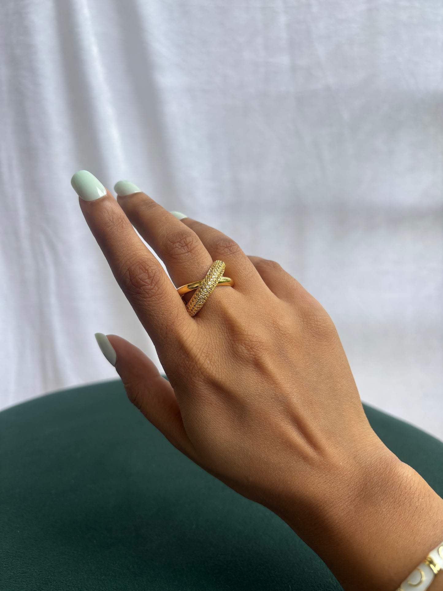 Diamond Adjustable Ring