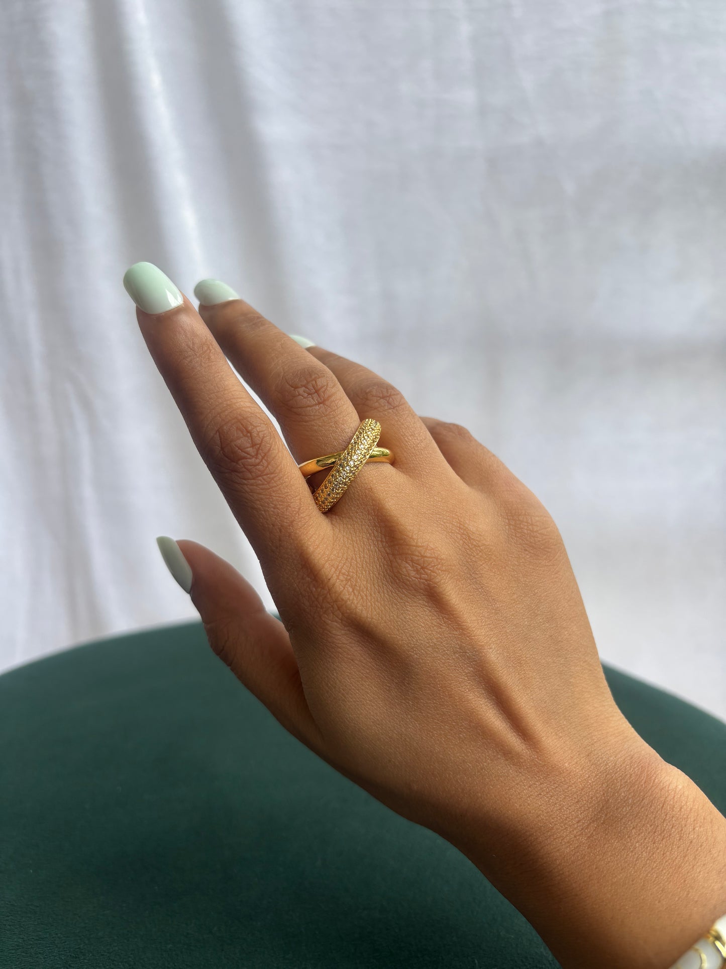 Diamond Adjustable Ring