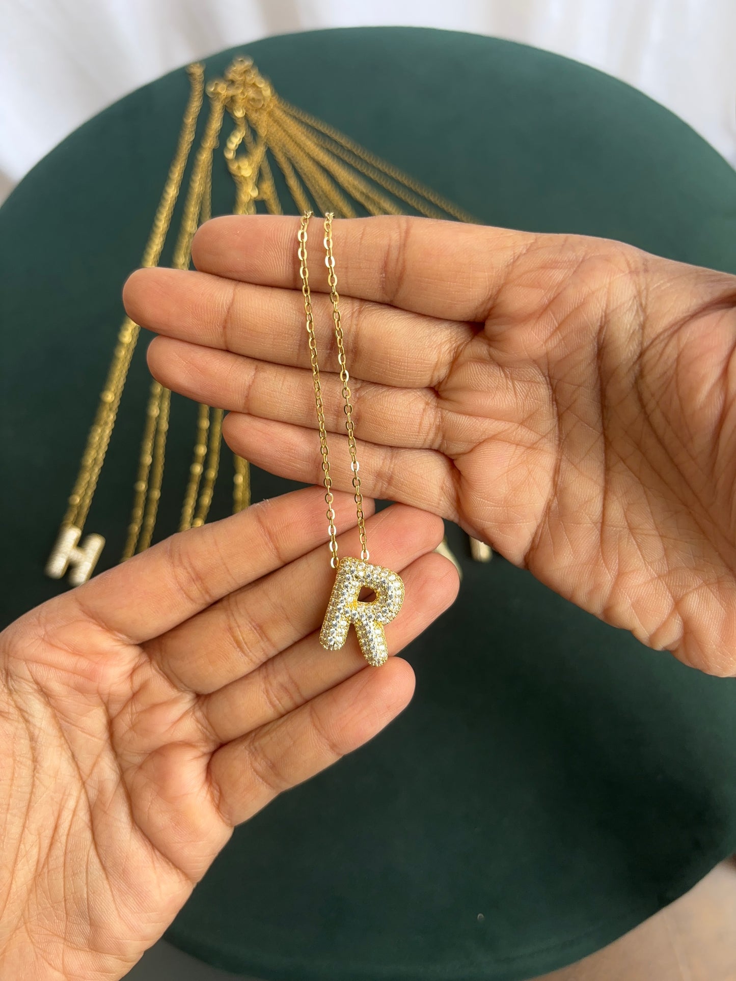 Sparkling Alphabet Necklace