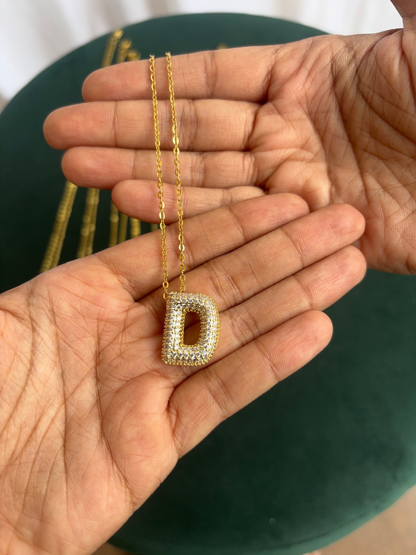 Sparkling Alphabet Necklace