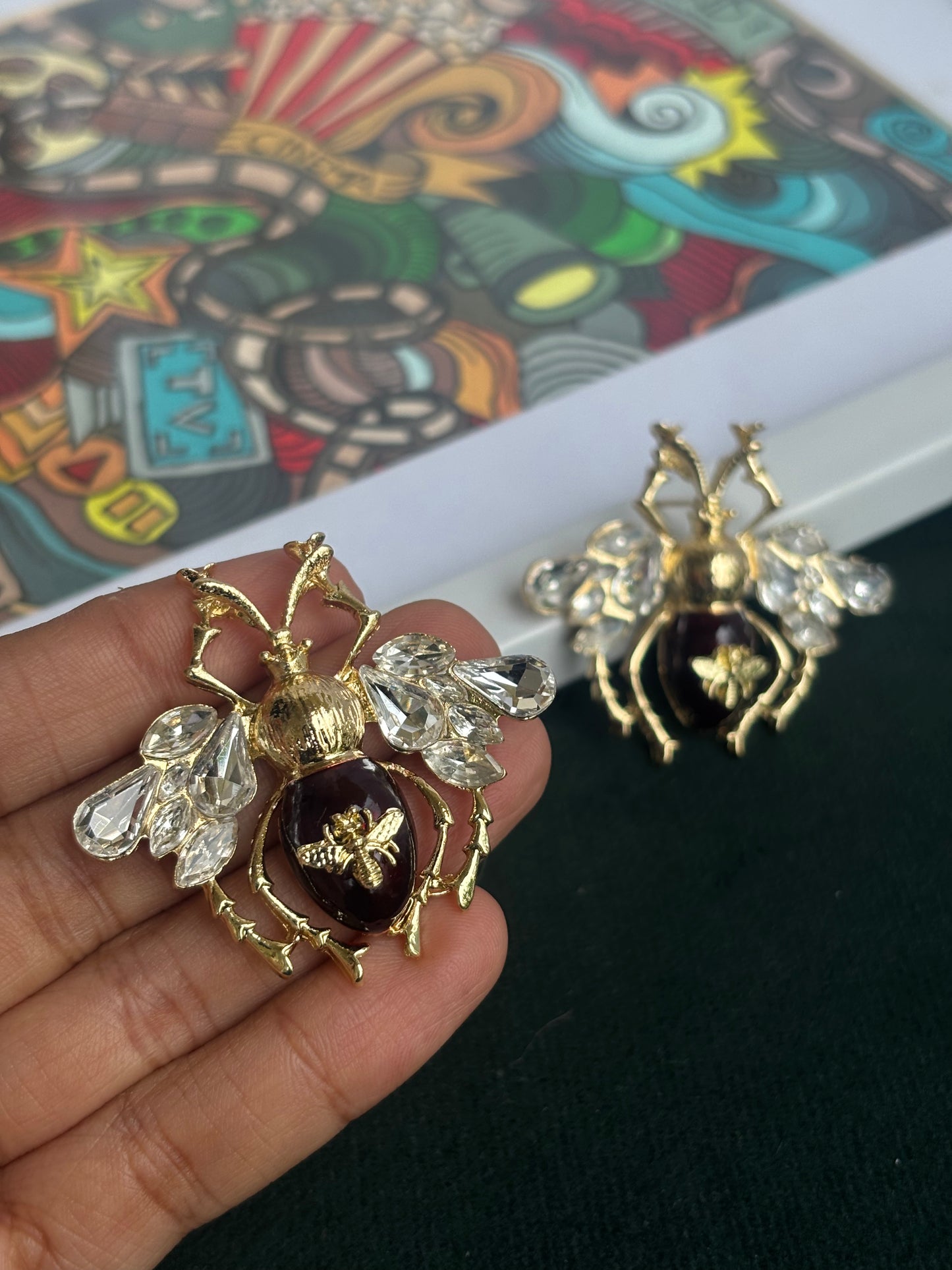 Bold Bee Earrings
