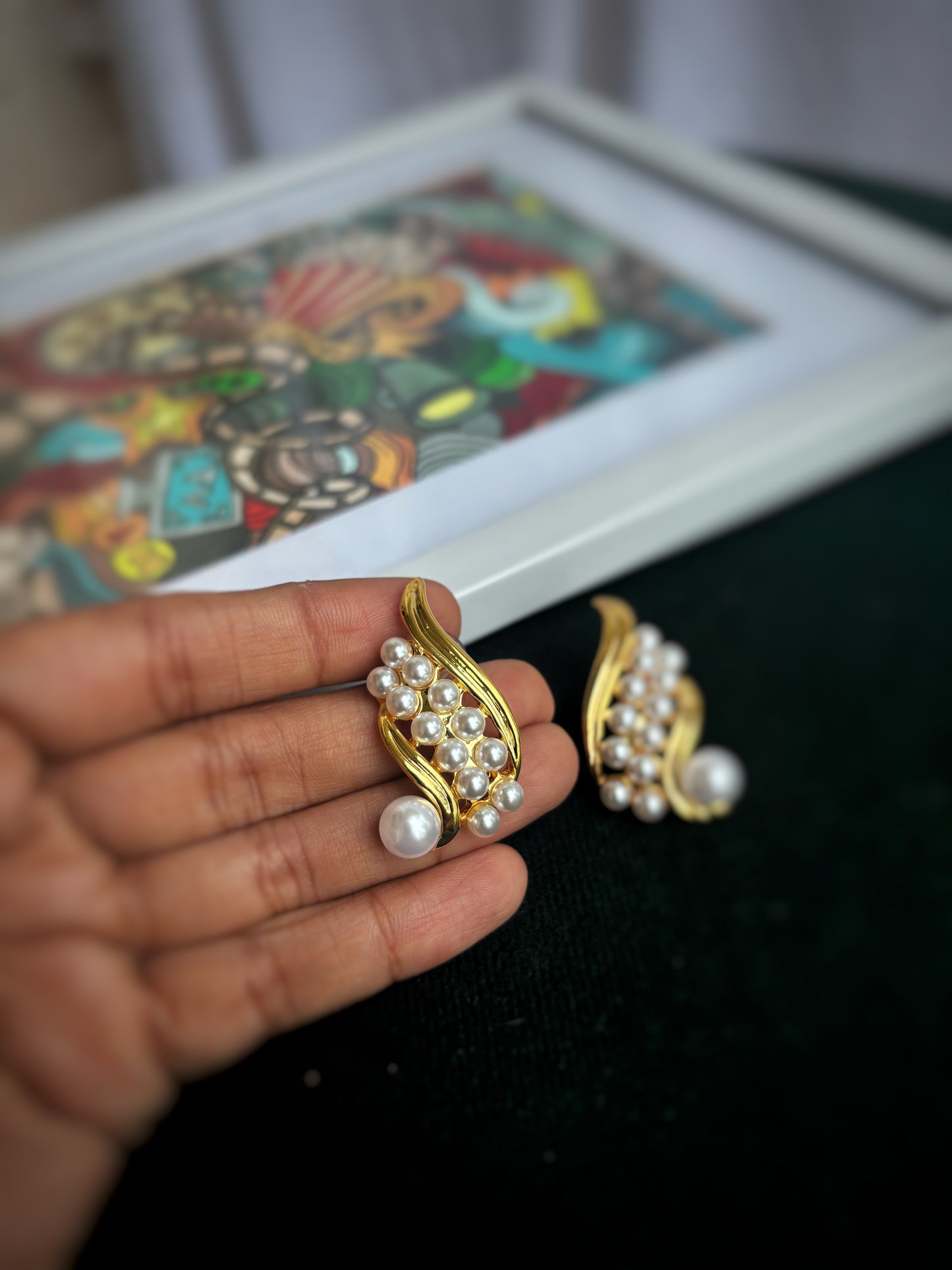 Elegant Pearl Earrings