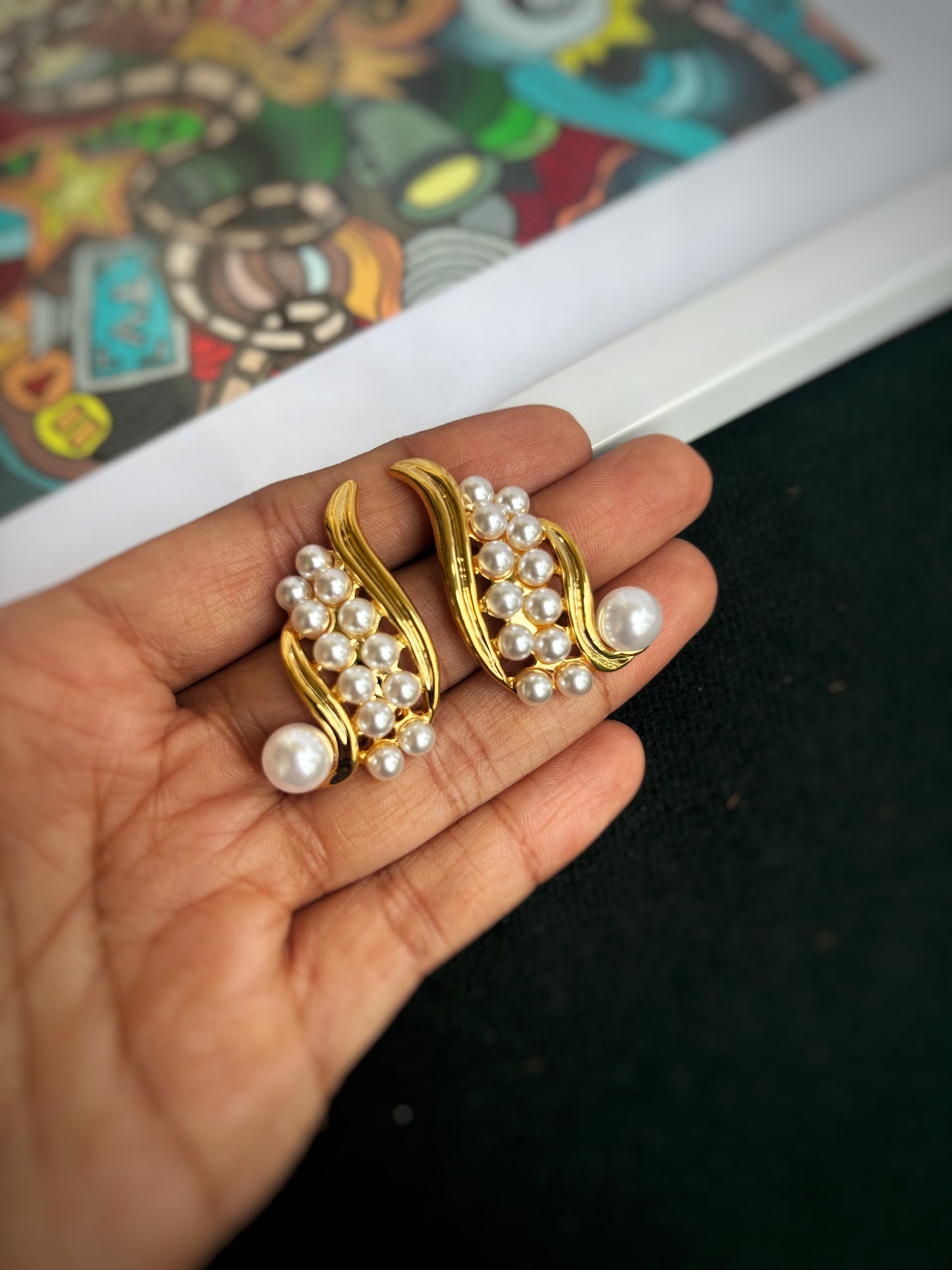 Elegant Pearl Earrings