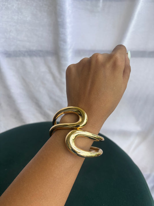 Statement Brass Cuff