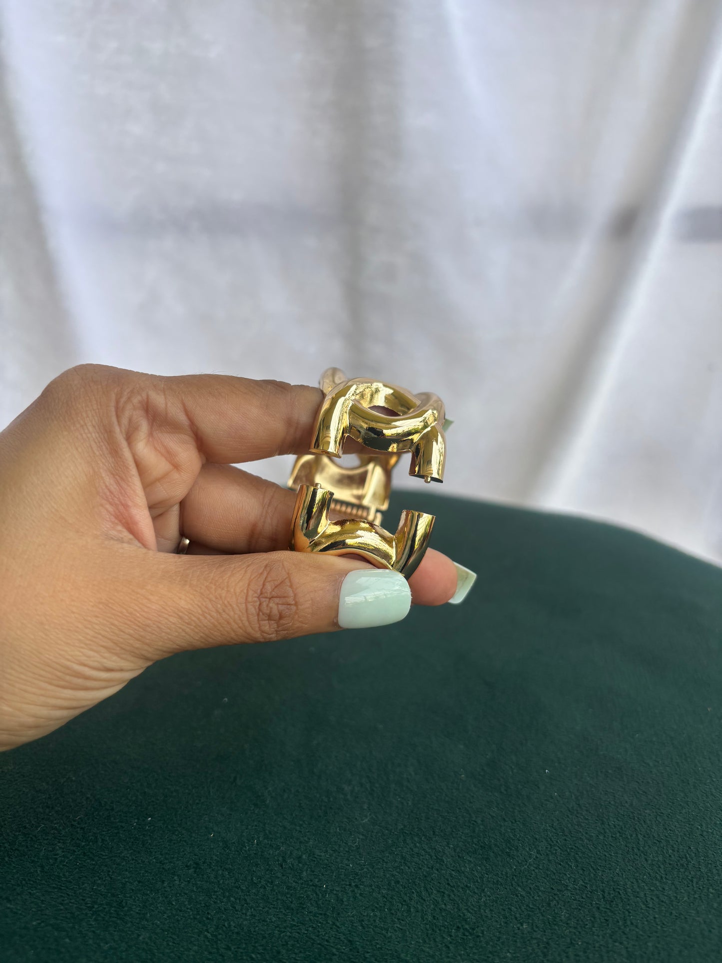 Chain-Style Brass Bracelet
