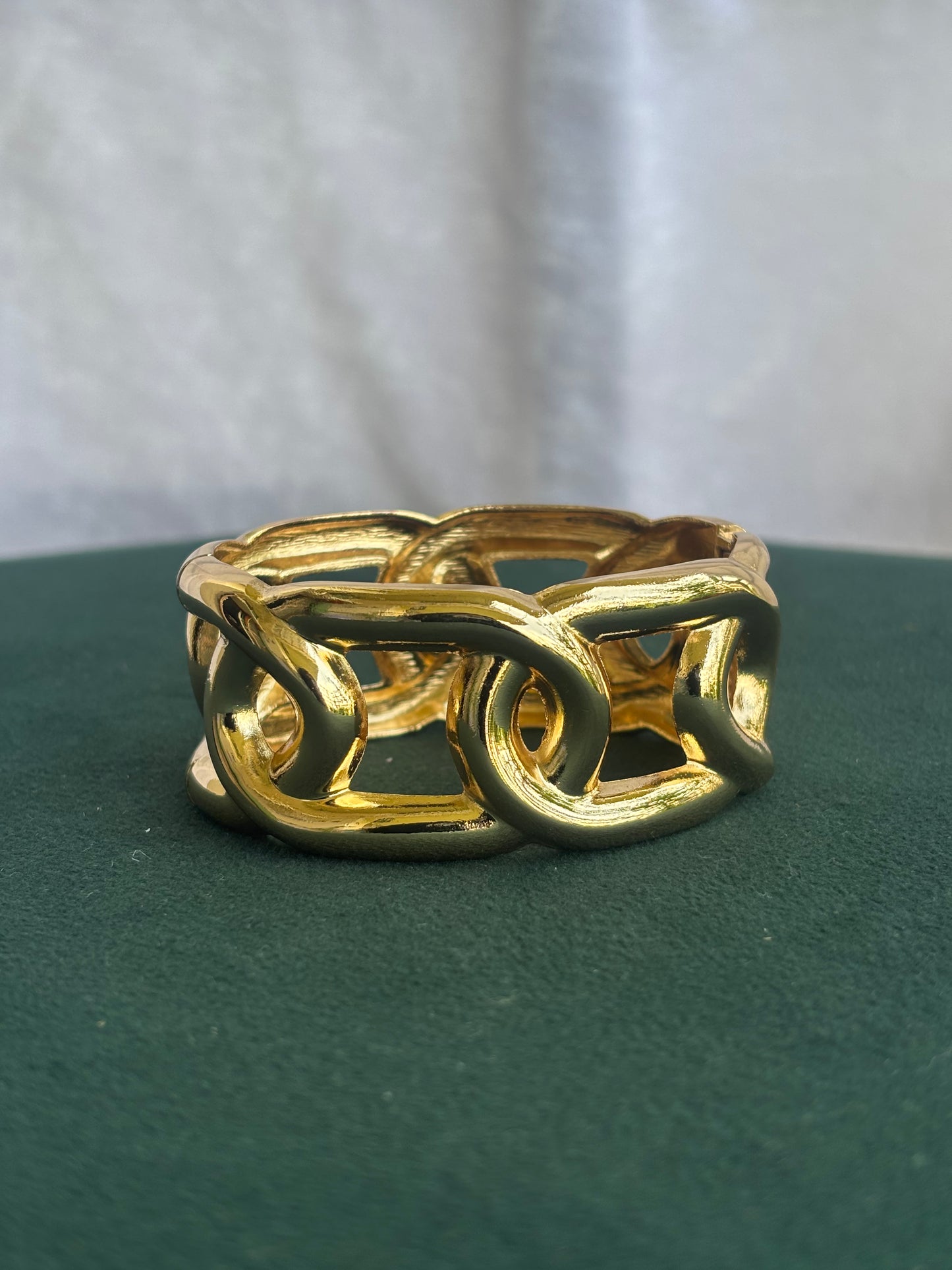 Chain-Style Brass Bracelet