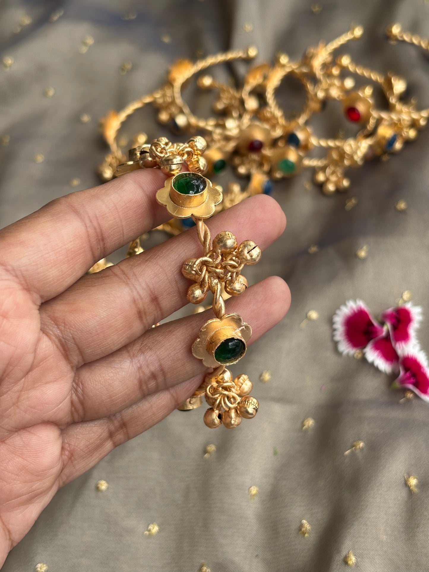 Ghunghroo Stone Bangles