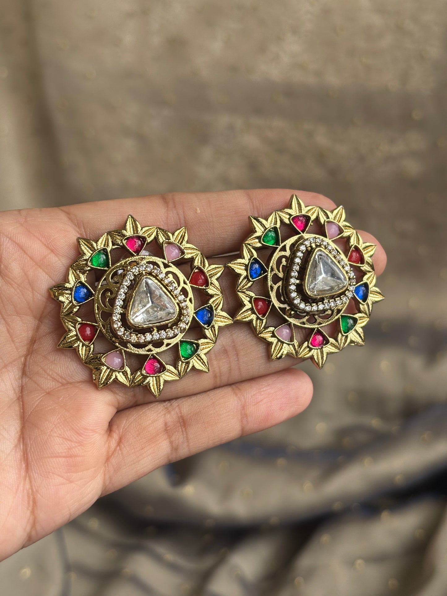 "Riya" Stud Earrings
