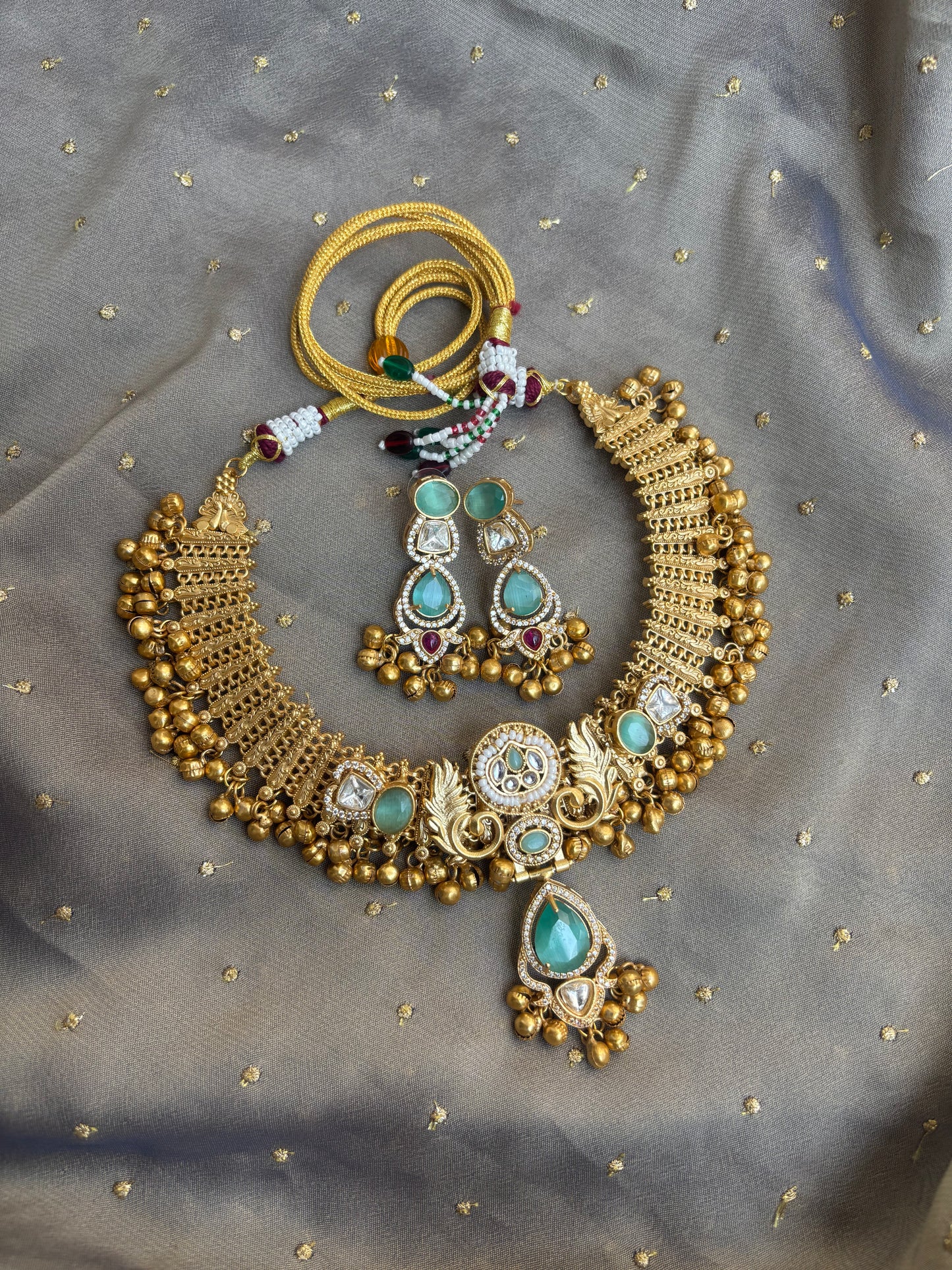 "Shravni" Ghunghroo Necklace