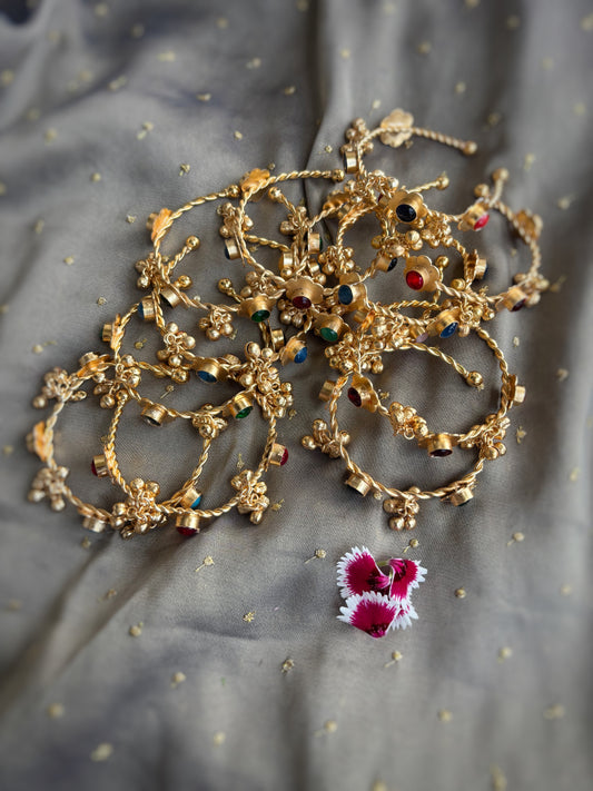 Ghunghroo Stone Bangles