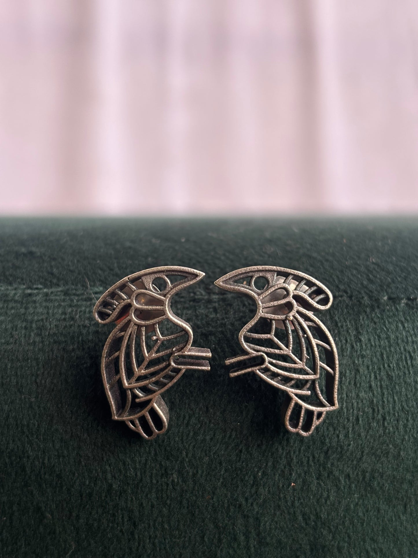 "Parineetha" Silver Replica Earrings