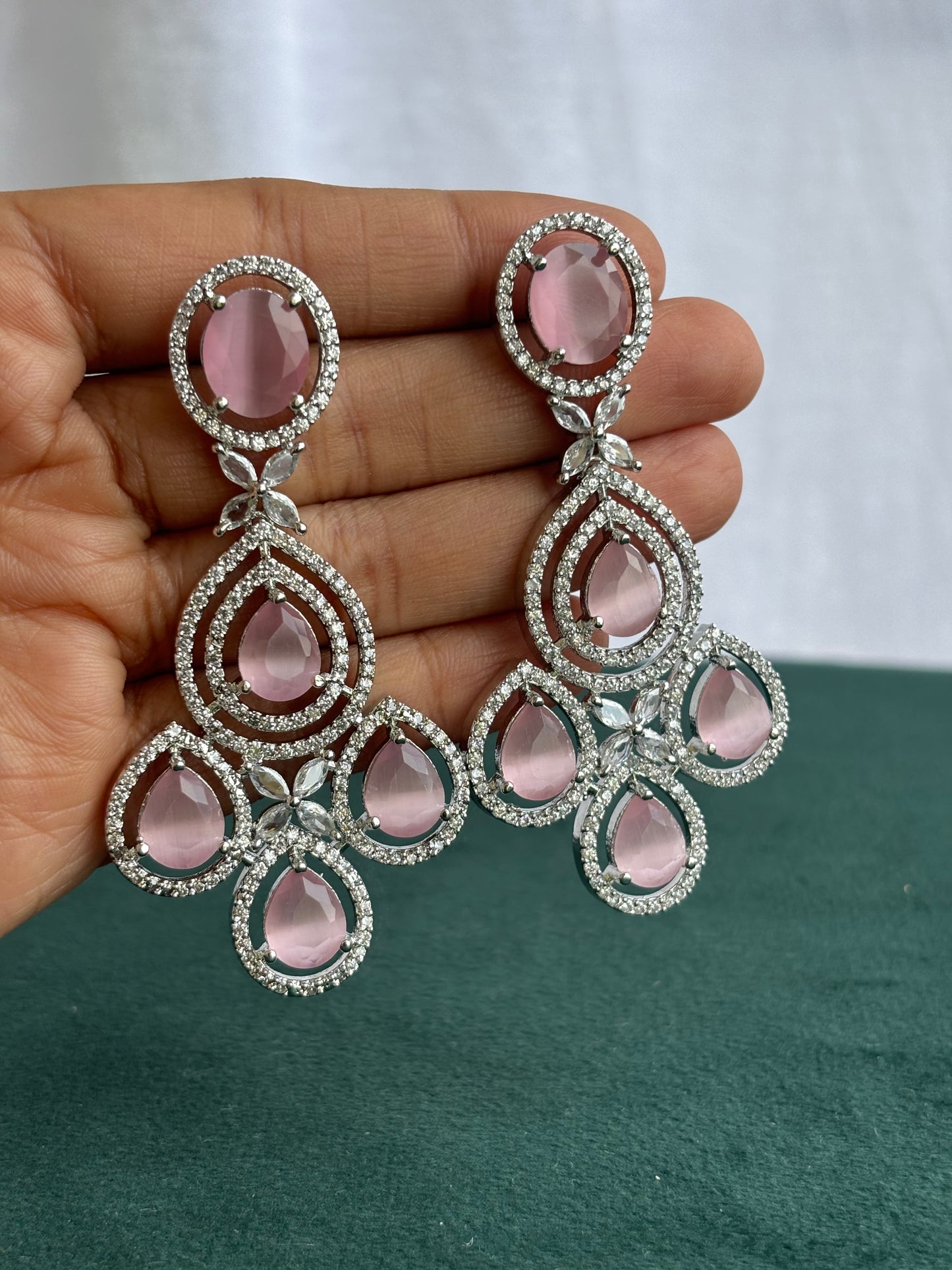 "Camila" American Diamond Earrings