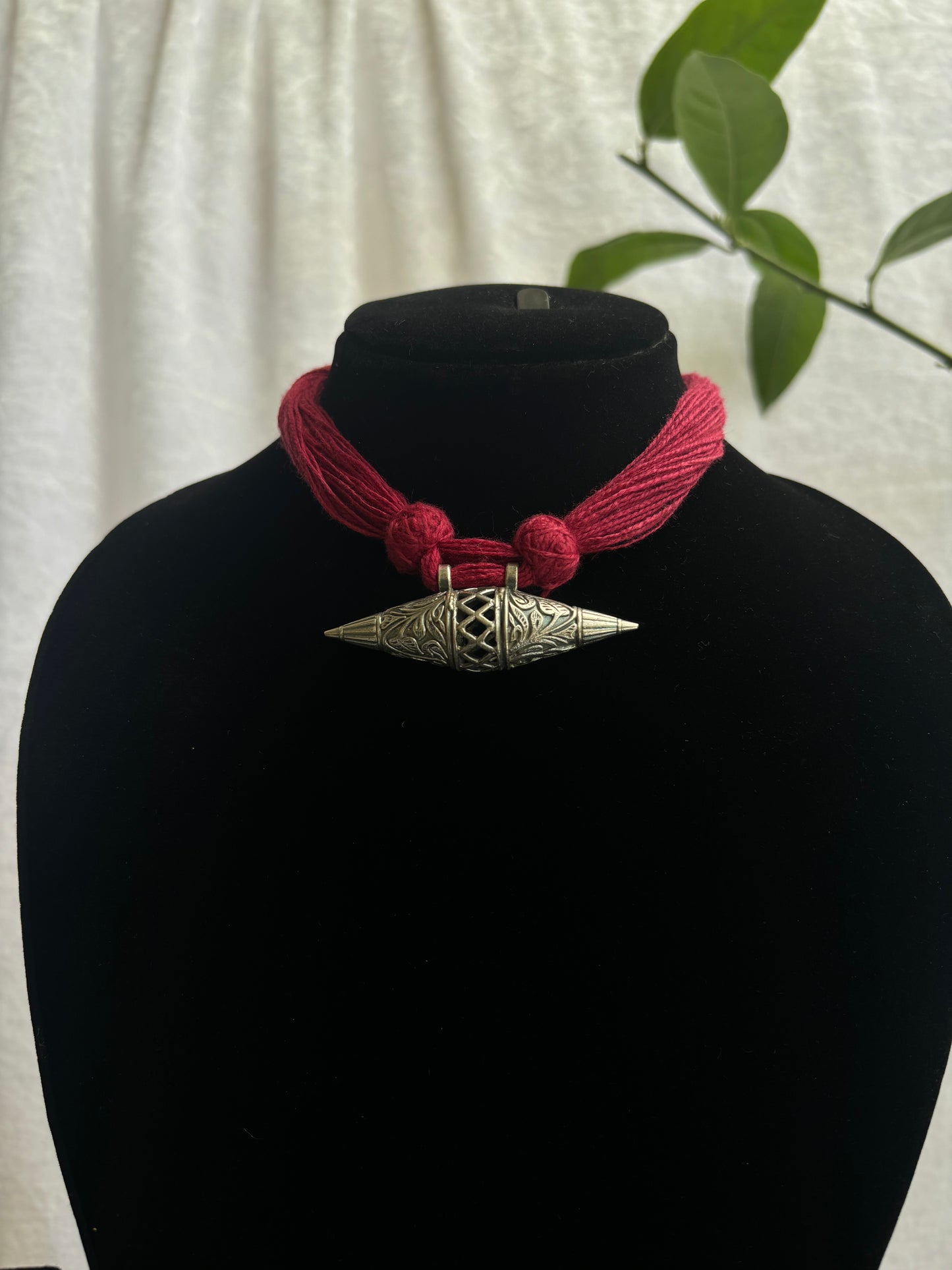 "Divya" Silver Replica Neckpiece