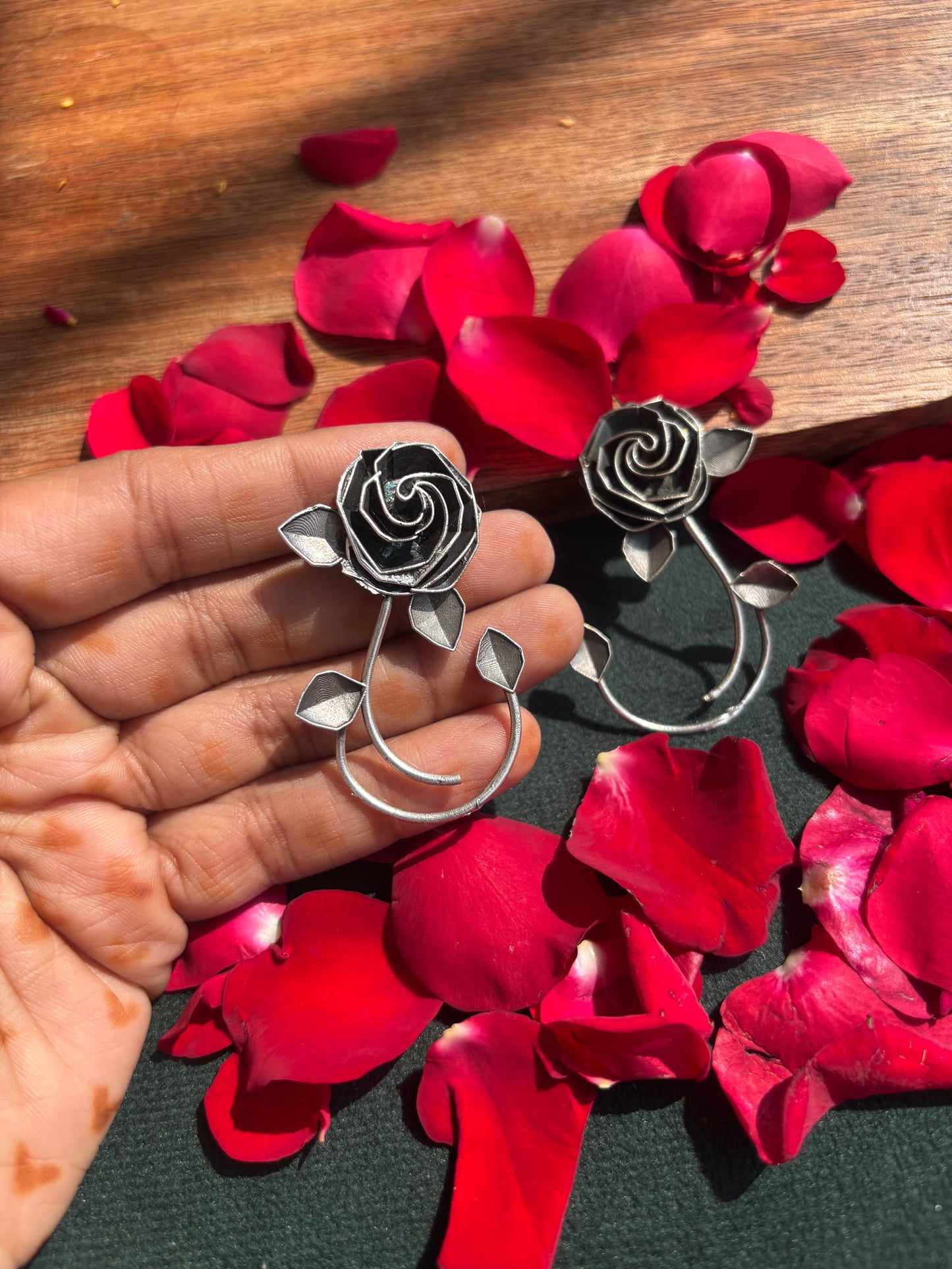 "Aarini" Silver Replica Earrings