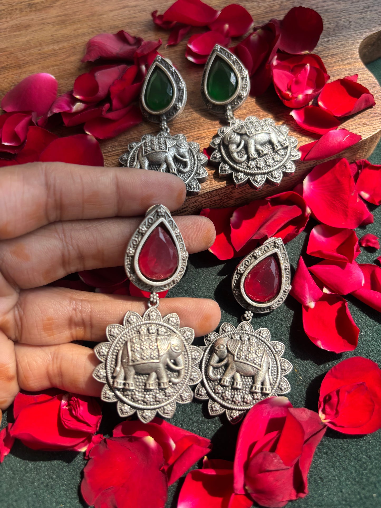"Adweta" Silver Replica Earrings