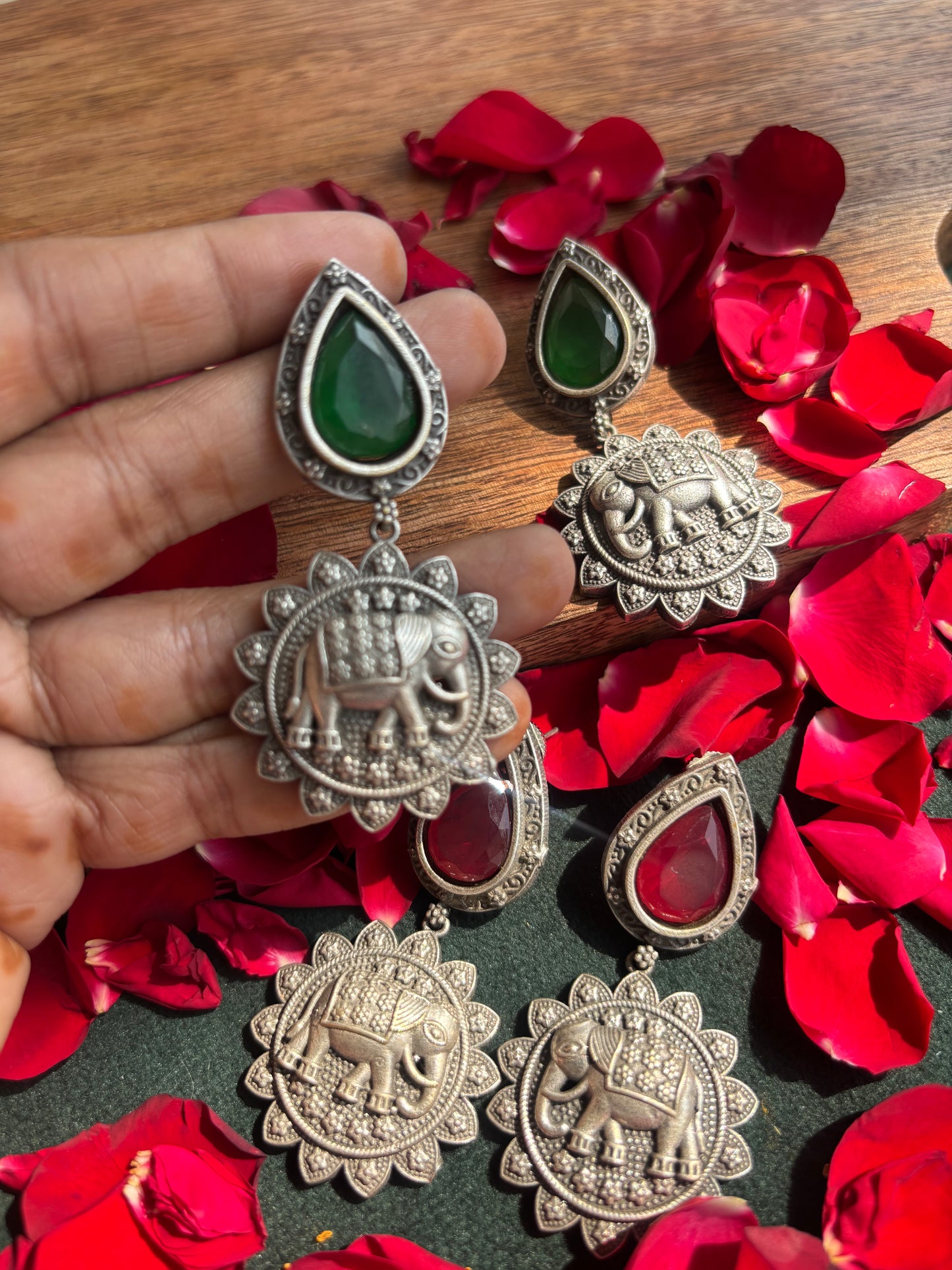 "Adweta" Silver Replica Earrings