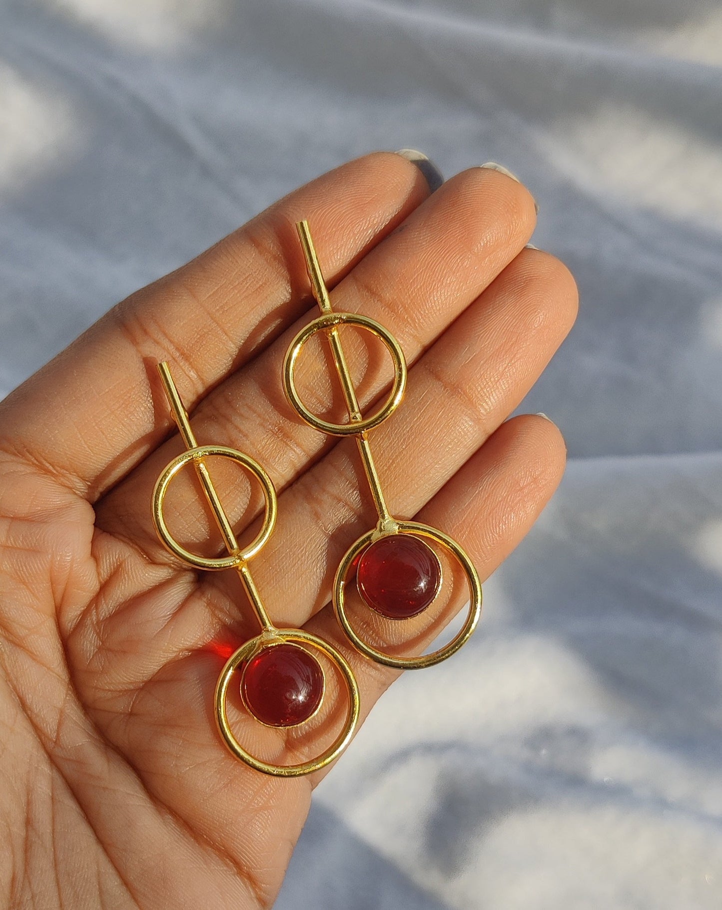 "Ikshita" Brass Earrings