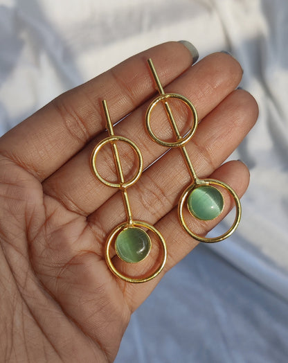 "Ikshita" Brass Earrings