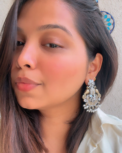 "Lopa" Dual-tone Earrings