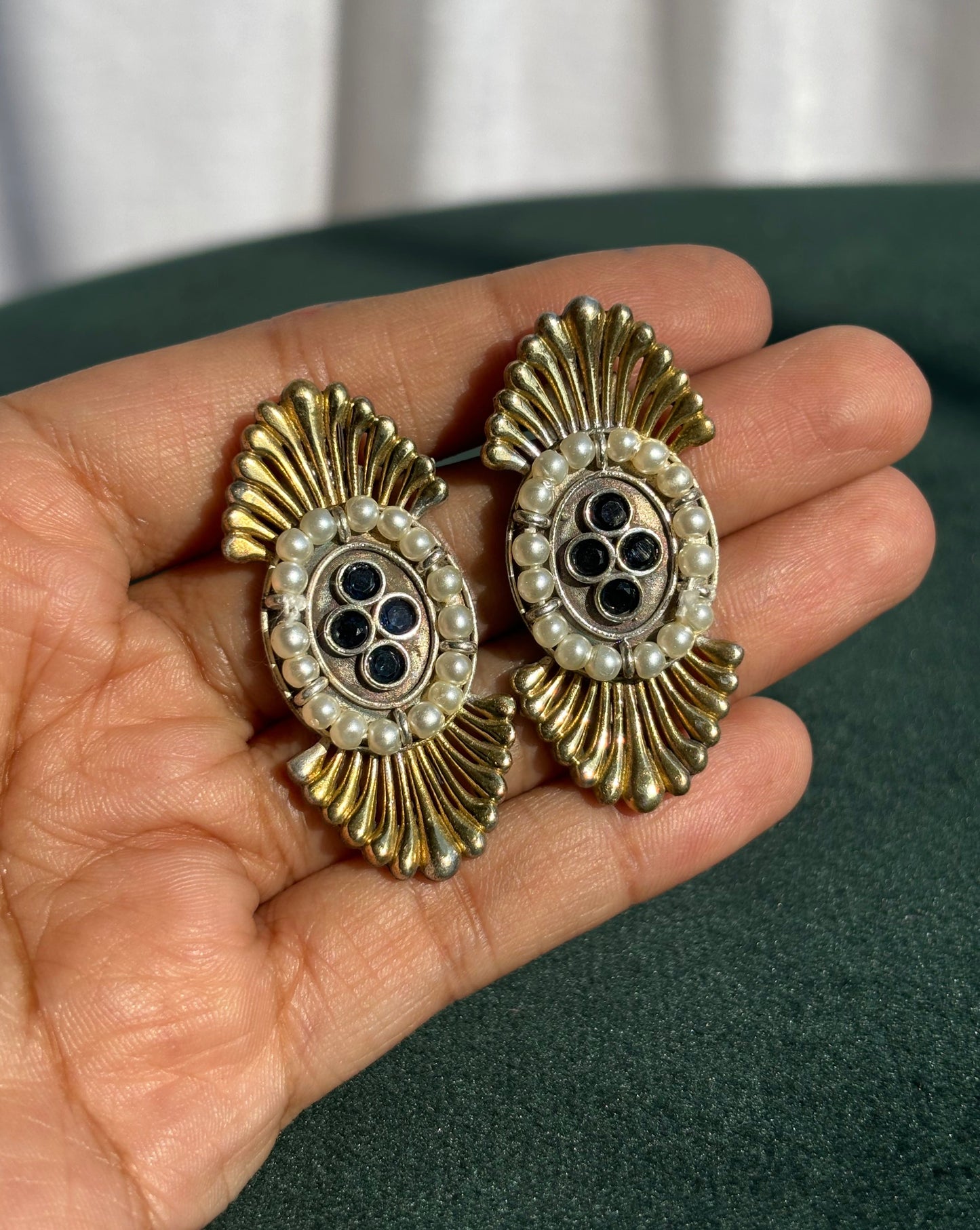 "Mugdha" Dual-Tone Earrings