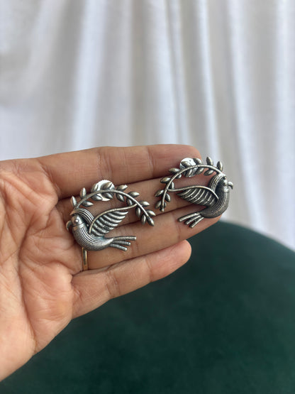 "Saisha" Silver Replica Earrings