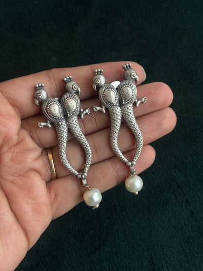 "Ovi" Silver Replica Earrings