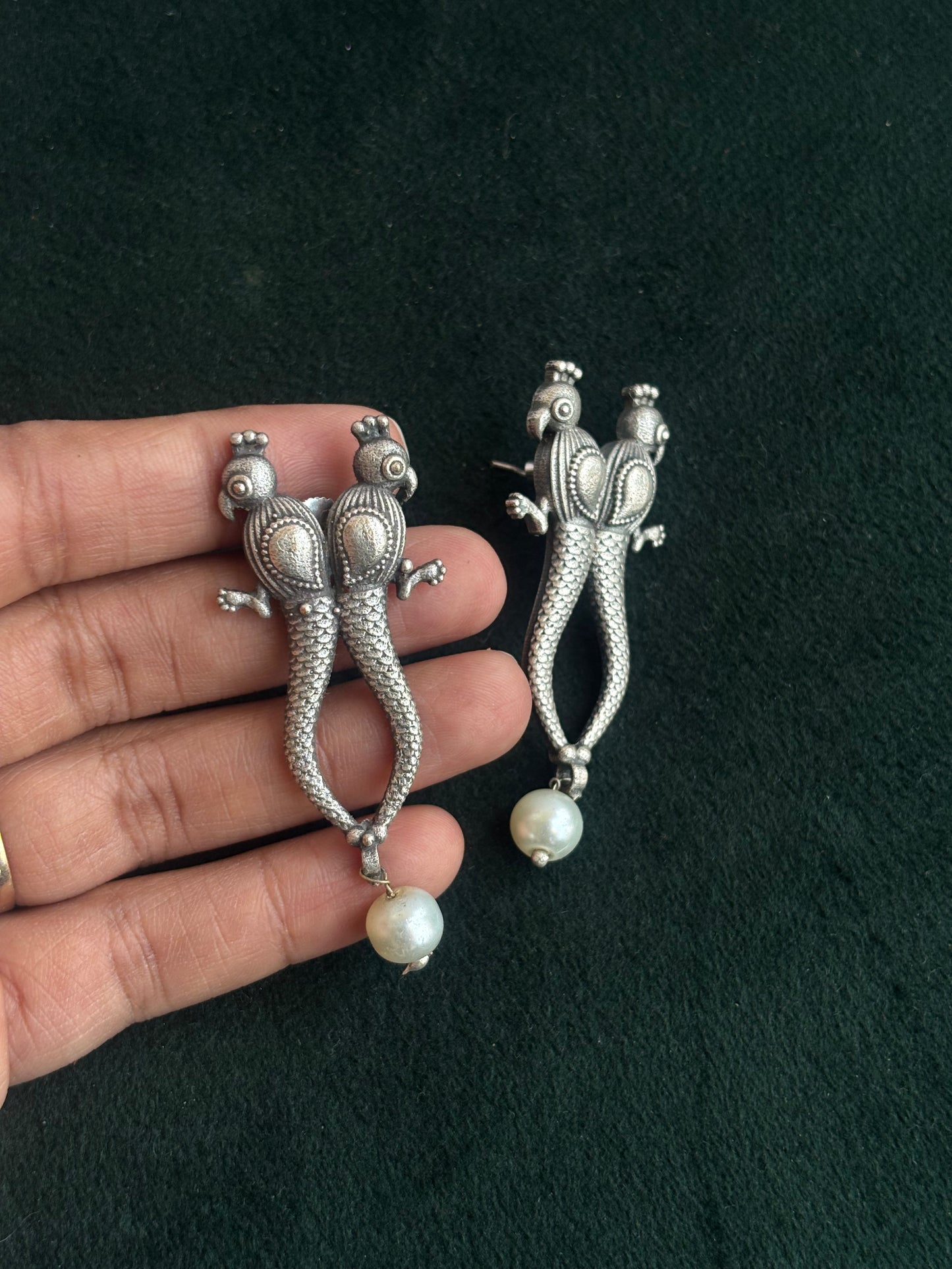 "Ovi" Silver Replica Earrings