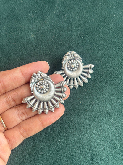 "Sachi" Silver Replica Earrings