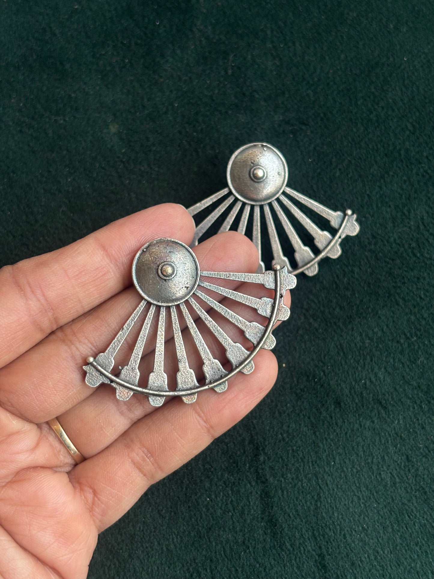 "Gargi" Silver Replica Earrings