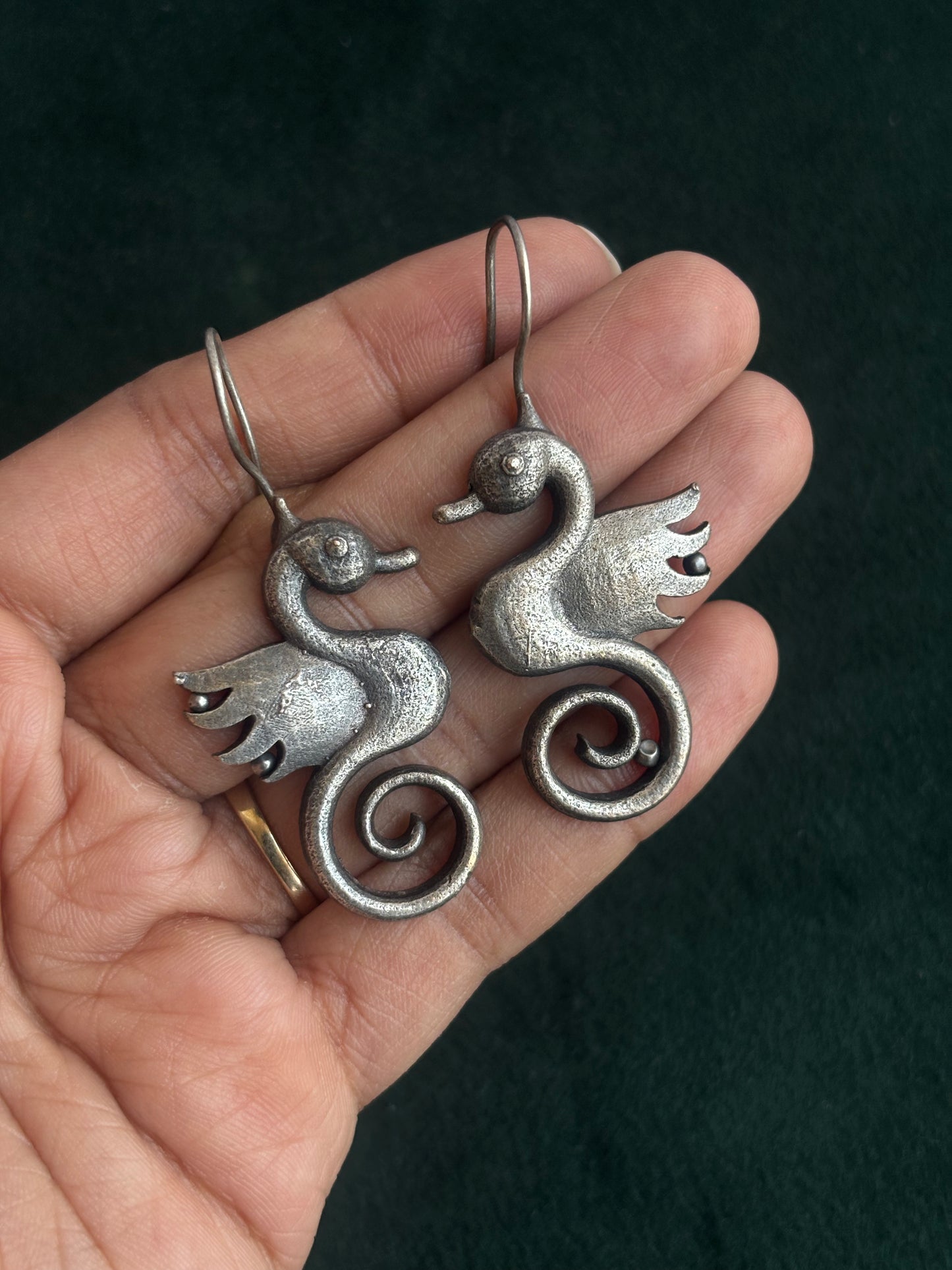 "Sai" Silver Replica Earrings