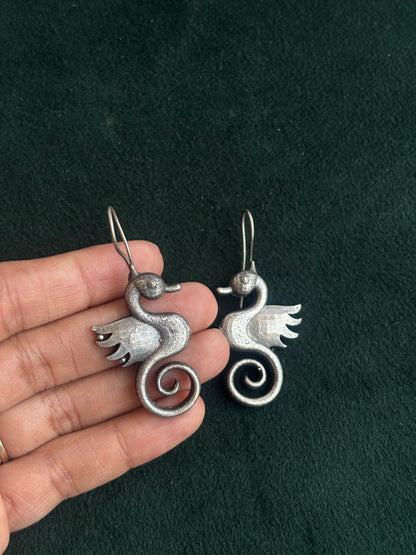 "Sai" Silver Replica Earrings