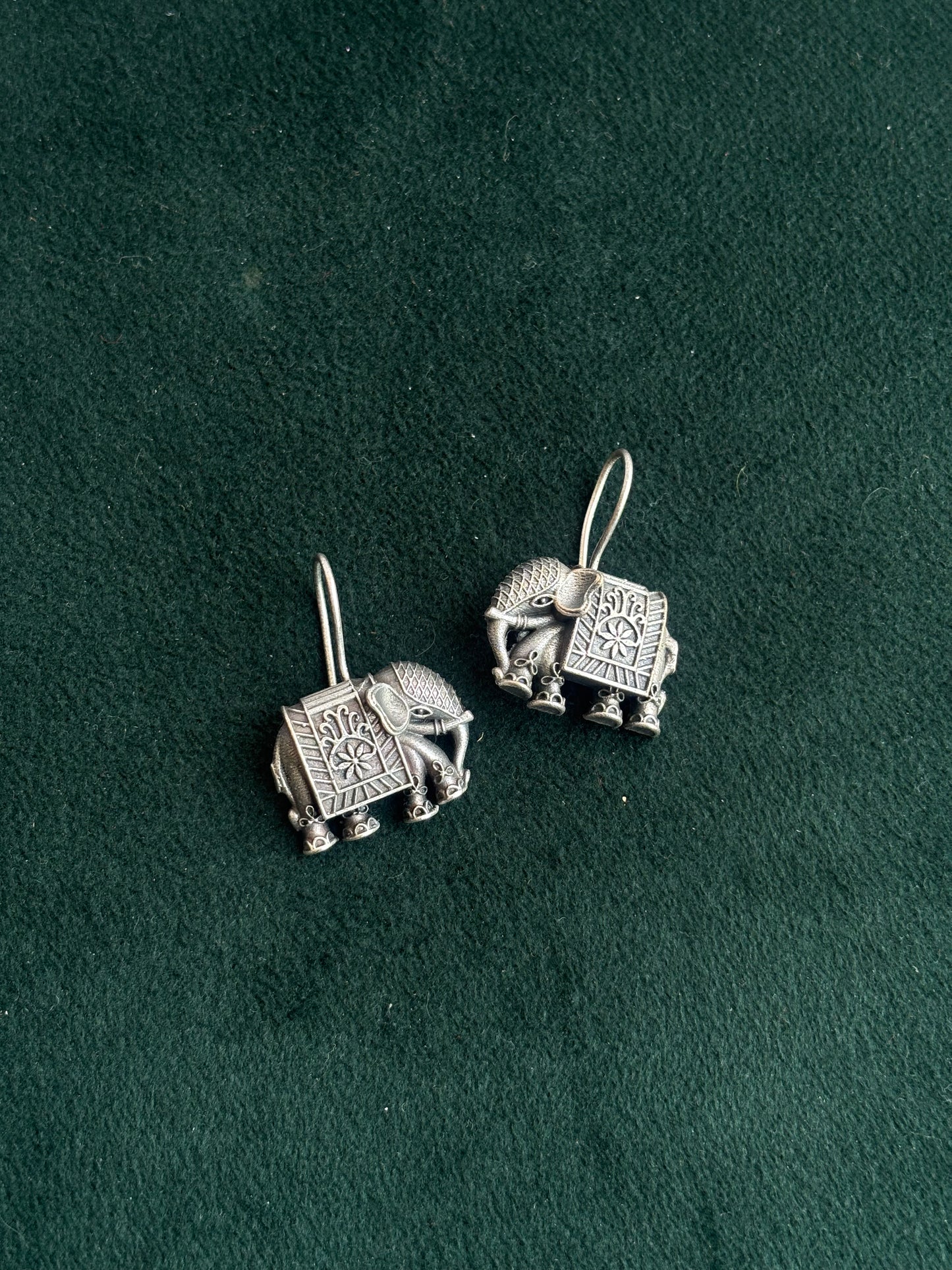 "Rutvi" Silver Replica Earrings