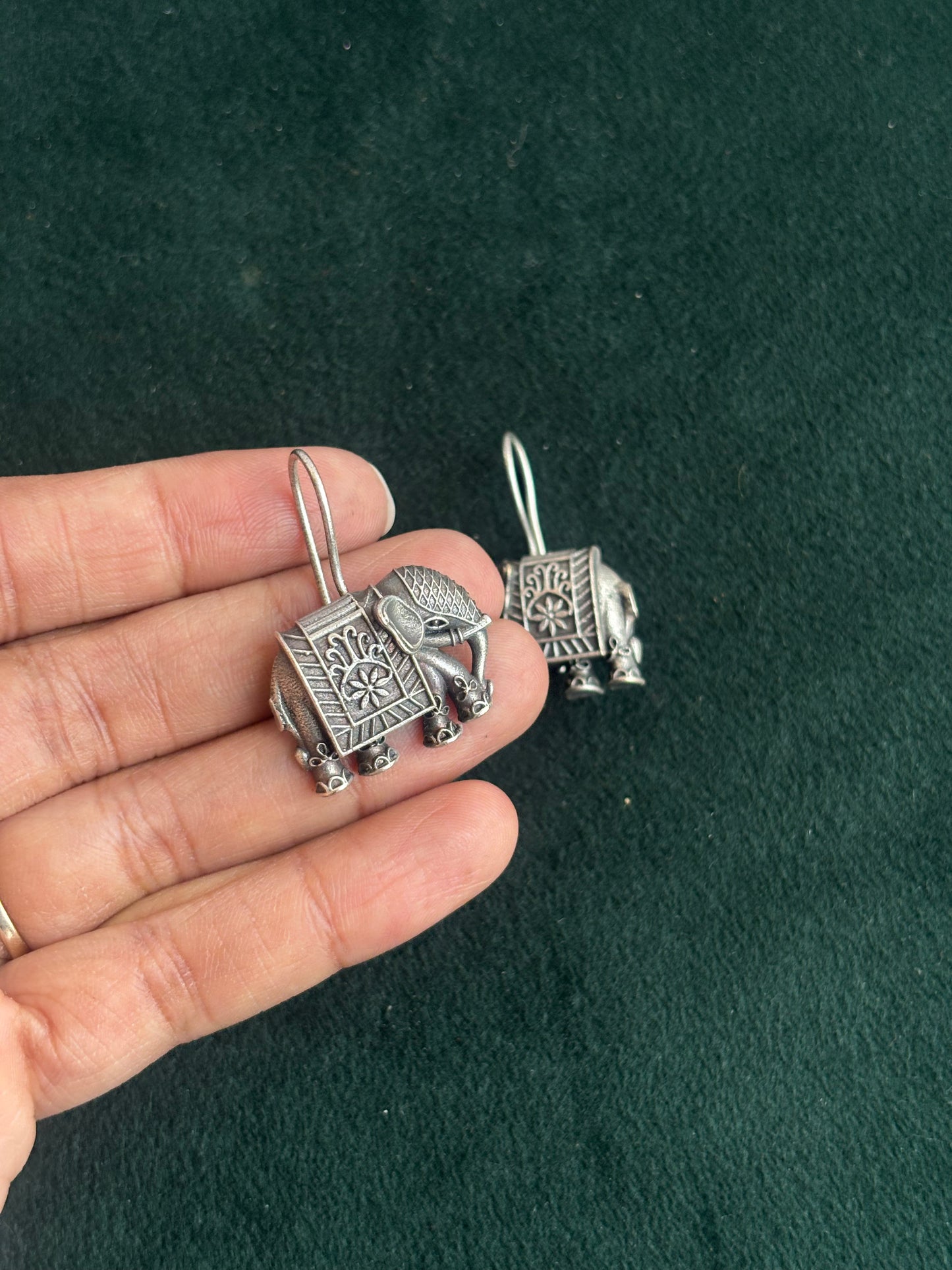 "Rutvi" Silver Replica Earrings