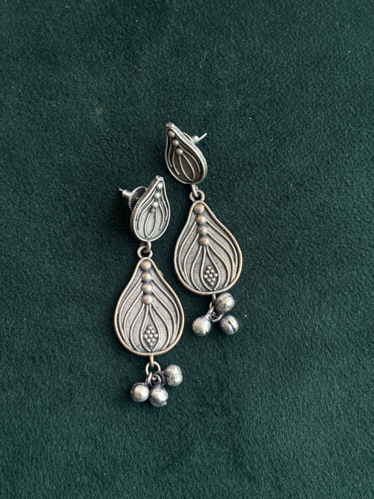 "Ditya" Silver Replica Earrings