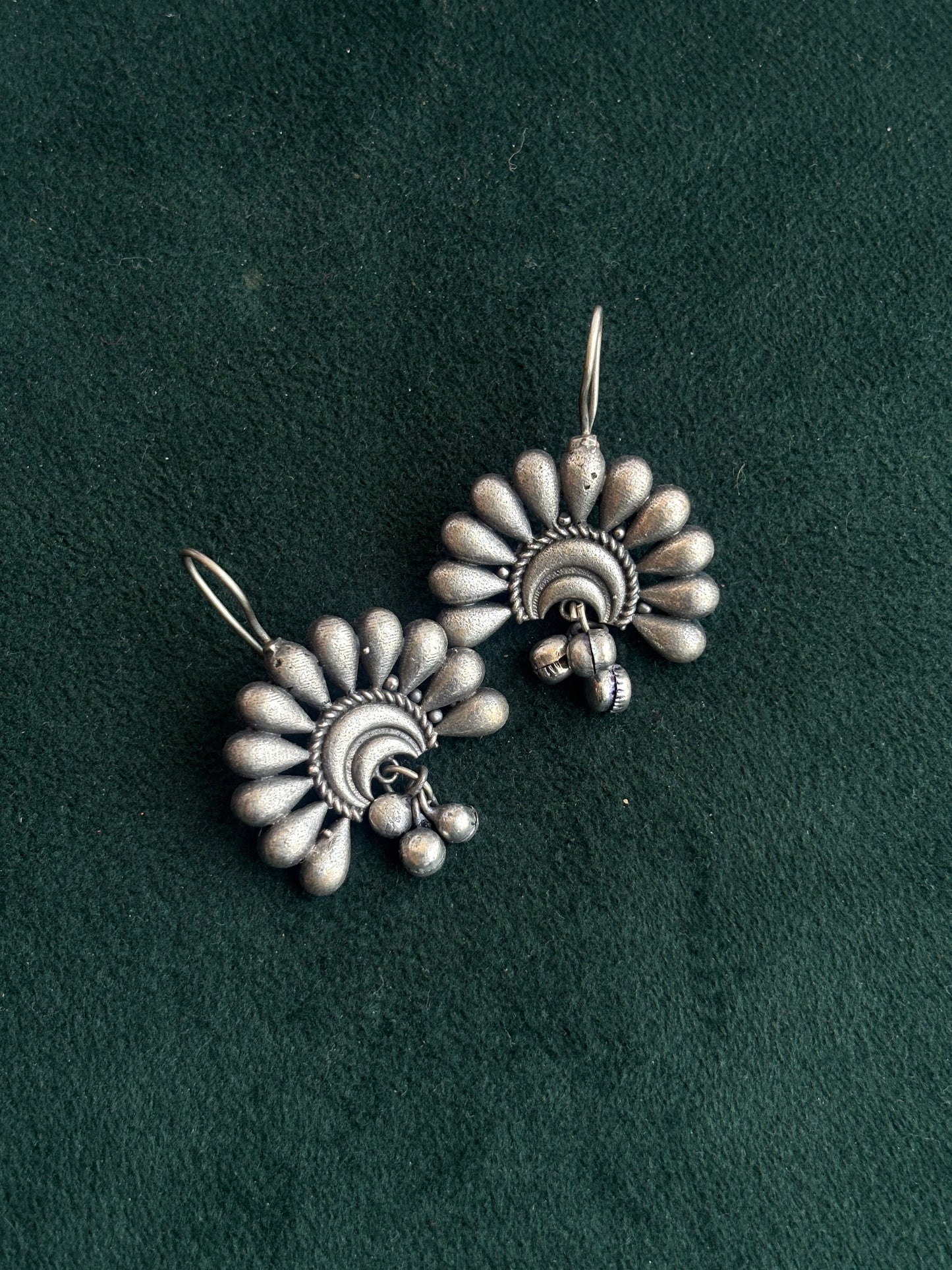 "Hruta" Silver Replica Earrings