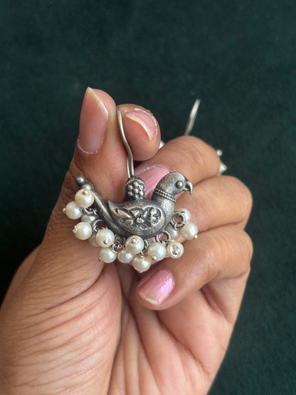 "Ashi" Silver Replica Earrings