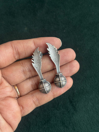 "Ira" Silver Replica Earrings