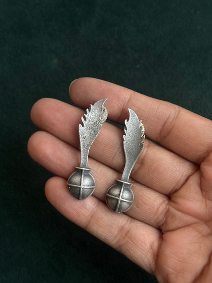 "Ira" Silver Replica Earrings