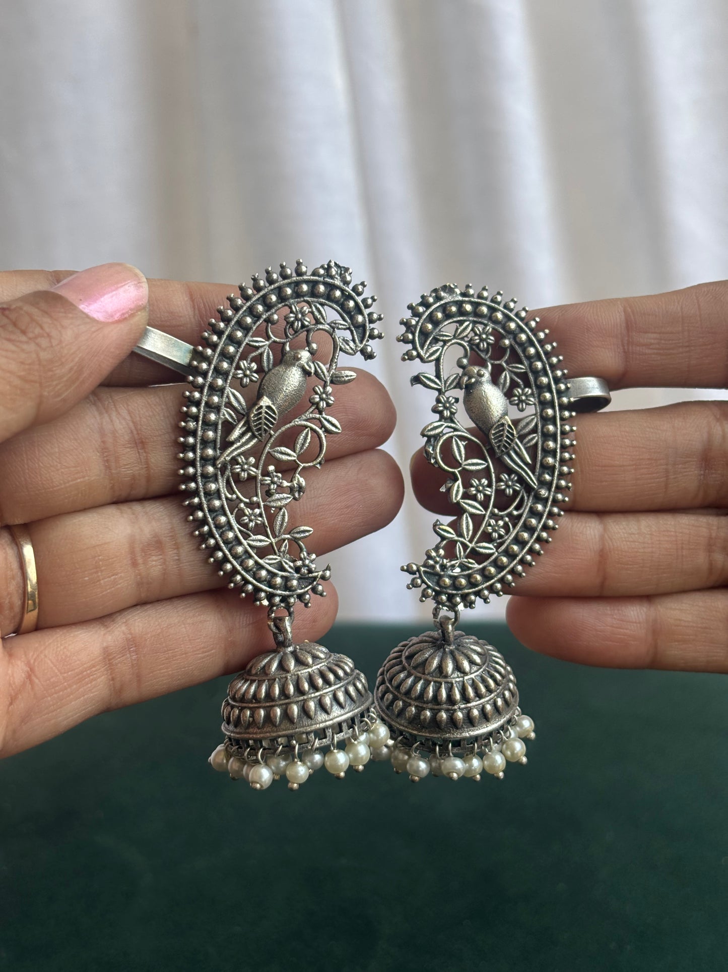 "Shri" Earcuff Jhumka Earrings